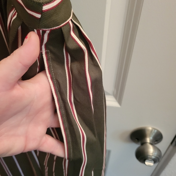 Poem and thread Overall dress Striped green - Picture 6 of 7